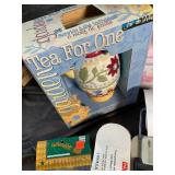 Tea For One Ceramic Set, Revere Cookware, Calculator & Assorted Housewares (Mixed Lot)