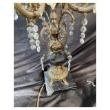 Ornate Electric Crystal Candelabra Set (Lot of 4)