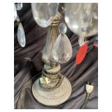 Ornate Electric Crystal Candelabra Set (Lot of 4)