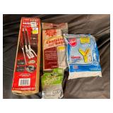 Mixed Vacuum Bags & Barbecue Tool Set (Lot of 4)