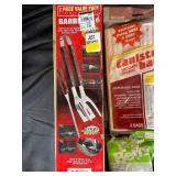 Mixed Vacuum Bags & Barbecue Tool Set (Lot of 4)