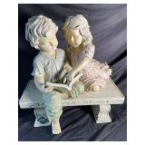 Pacific Rim Decorative Children Bench Figurine
