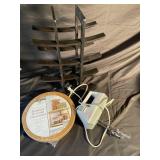 Farberware Hand Mixer & Bamboo Kitchen Organizer and Wine Rack
