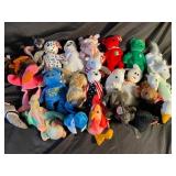 Ty Beanie Babies Plush Assortment (Lot of 24)