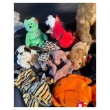 Ty Beanie Babies Plush Assortment (Lot of 16)