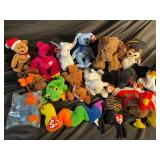 Ty Beanie Babies Plush Animal Lot of 15