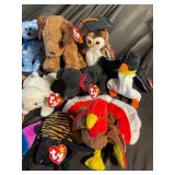 Ty Beanie Babies Plush Animal Lot of 15