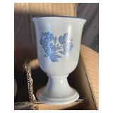 Hand-Painted Floral Glassware Mixed Lot
