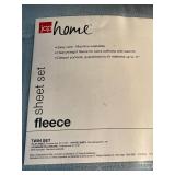 JCP Home Fleece Twin Sheet Set