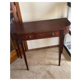 Wood Console Table with Drawer