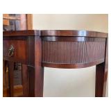 Wood Console Table with Drawer