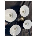 4-Light Hanging Chandelier Fixture with Chain