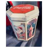 Coca-Cola Collectibles Mixed Lot of 6 Bottles, Tins & Plate