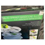 Salad Spinner Mandoline Slicer & Ziploc Big Bags XL 4 Pack (Mixed Lot)