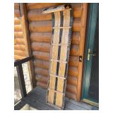 Vintage Wooden Toboggan Sled