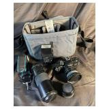 Minolta X-700 SLR Camera Kit with 2 Lenses & Tamrac Bag