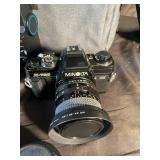 Minolta X-700 SLR Camera Kit with 2 Lenses & Tamrac Bag
