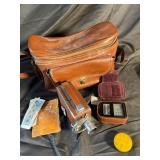 Kodak Vintage Movie Camera with Leather Case & Filters