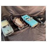 Mixed Lot of 4 Diecast Classic Cars