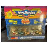 Micro Machines & Hot Wheels Die-Cast Car Lot of 5
