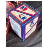 Autographed Major League Baseball Display Box & Mixed Gift Items