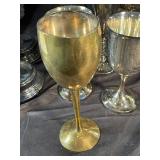 Abington Silverplate Stemware & Covered Dish (Lot of 9)