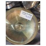 Abington Silverplate Stemware & Covered Dish (Lot of 9)