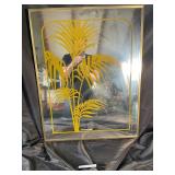 Gloria Eriksen Palm Mirror 1976 Illinois Moulding Co