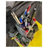 Mesh Desktop Organizer with Assorted Pens & Accessories