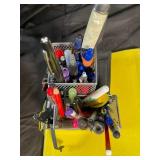 Mesh Desktop Organizer with Assorted Pens & Accessories