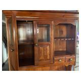 Young Hinkle Oak Hutch Cabinet