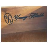 Young Hinkle Oak Hutch Cabinet