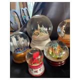 Assorted Snow Globes Mixed Lot