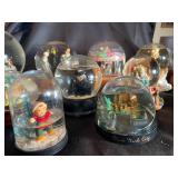 Assorted Snow Globes Mixed Lot