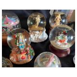 Assorted Snow Globes Mixed Lot