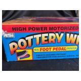 NSI Pottery Wheel Workshop Motorized Foot Pedal Set with Instructions