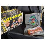 Lite-Brite Peg Art Set with Box & Pegs