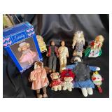 Ginny Porcelain Doll & Assorted Dolls (Lot of 8)