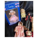 Ginny Porcelain Doll & Assorted Dolls (Lot of 8)