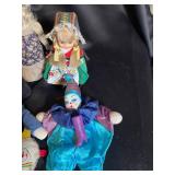 Ginny Porcelain Doll & Assorted Dolls (Lot of 8)