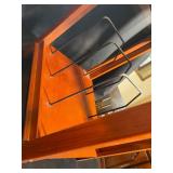 Wooden Magazine Rack Side Table