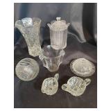 Crystal Vanity Glassware Set (Lot of 6)