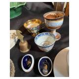 Mixed Decorative Glass, Ceramic & Metal Dish Lot (Lot of 18)