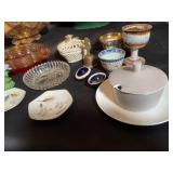 Mixed Decorative Glass, Ceramic & Metal Dish Lot (Lot of 18)