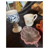Mixed Decorative Glass, Ceramic & Metal Dish Lot (Lot of 18)