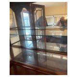 Traditional Wood China Cabinet Hutch