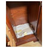 Traditional Wood China Cabinet Hutch