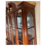 Traditional Wood China Cabinet Hutch