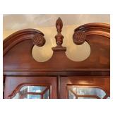 Traditional Wood China Cabinet Hutch