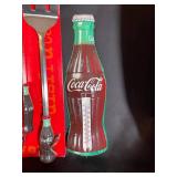 Coca-Cola Promotional BBQ Set, Pen & Visor Cap (Lot of 3)